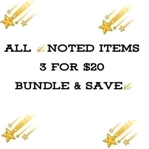 ☄ 3 FOR $20 BUNDLE SALE☄